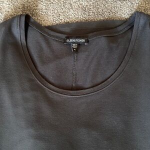 Eileen Fisher Rayon & Lycra Stretch Top Long Sleeve Loungewear Women’s Size XL